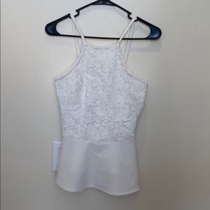 White dressy top